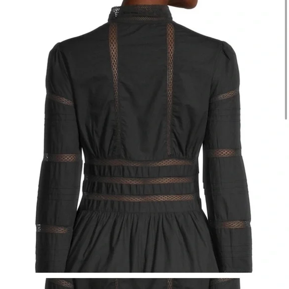 Maje Lace Trim Romper - Picture 3 of 11